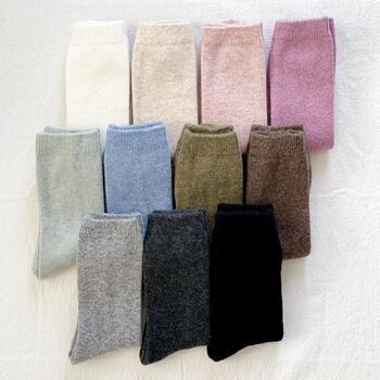 Cashmere Wool Socks, 7 of 7