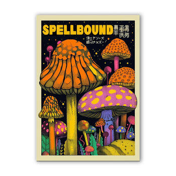 Psychedelic Mushroom Framed Artwork Spellbound, 4 of 8