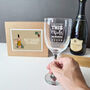 End Of Term Gift Teacher Wine Glass, thumbnail 7 of 8