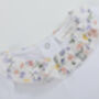 Nina Floral Frill Collar Baby Bodysuit, thumbnail 4 of 6