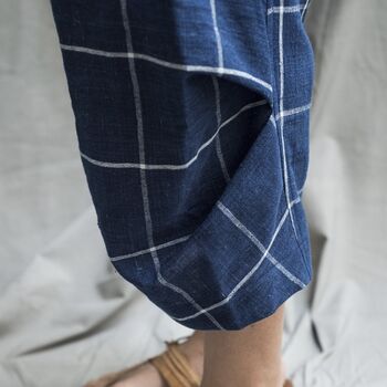Soft ,Handwoven Cotton, Naturally Dyed Trousers, 7 of 7