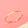 Minimalist Gold Polaris Guiding Heart Bangle Bracelet, thumbnail 9 of 10