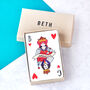 Personalised Couples Kings And Queens Wallet Card, thumbnail 3 of 6
