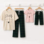Personalised Father's Day Daddy And Daughter Matching Pyjamas Bear, thumbnail 1 of 2