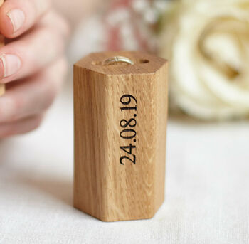 Personalised Wedding Ring Stand, 4 of 7
