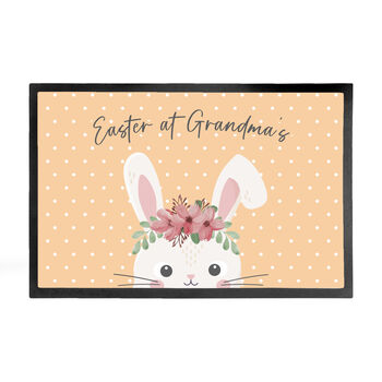 Personalised Easter Bunny Indoor Doormat, 5 of 5