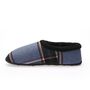 Freddie Blue Check Mens Slippers Indoor/Garden Shoes, thumbnail 5 of 8