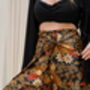 Black Satin Wrap Around Trousers, thumbnail 6 of 6