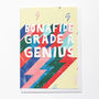 Grade A Genius Graduation Card, thumbnail 1 of 3