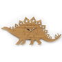 Stegosaurus Personalised Children's Dinosaur Clock, thumbnail 2 of 4