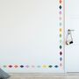 Circus Diamond Harlequin Fabric Wall Stickers, thumbnail 2 of 8
