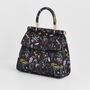 Wilderness Black Mini Top Handle Tote, thumbnail 6 of 8