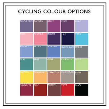 Cycling Motivational Personalised Print, 3 of 3