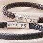 Men's Personalised Woven Bracelet, thumbnail 1 of 7
