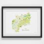 Map Of Gloucestershire, thumbnail 2 of 8
