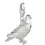 Racing Pigeon Sterling Silver Charm, thumbnail 3 of 9