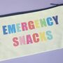 Emergency Snacks Rainbow Zip Pouch, thumbnail 1 of 2