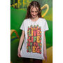 Live Life On The Veg Women's Slogan T Shirt, thumbnail 4 of 6