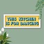 This Kitchen Is For Dancing Framed Print, thumbnail 9 of 12