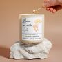 Personalised Baby Loss Candle Gift Set For Miscarriage, thumbnail 1 of 6