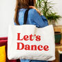 Let's Dance Big Tote Bag, thumbnail 1 of 3