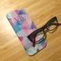 Pink Geometric Personalised Initial Glasses Case, thumbnail 5 of 5