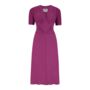 Ruby Dress In Mulberry Vintage 1940s Style, thumbnail 1 of 3