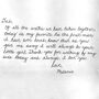 Personalised Father Of The Bride Handwriting Hankie, thumbnail 3 of 7