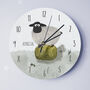Farmyard Sheep Personalised Clock, thumbnail 3 of 4