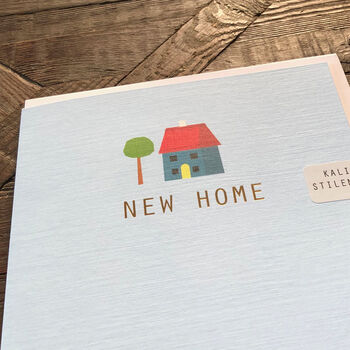 Gold Foiled New Home Congratulations Card, 4 of 5