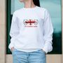 Three Lions Football England Unisex Sweatshirt, thumbnail 4 of 5