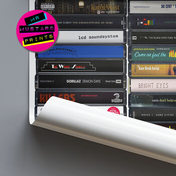 21st Birthday Print Music From The Year You Were Born, 8 of 8