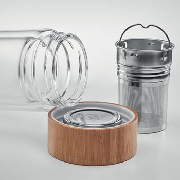 Insulated Bamboo Vacuum Flask, 4 of 11