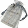 Rose Gold Checked Foil Personalised Scarf, thumbnail 5 of 8