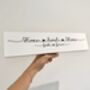 Personalised Wooden Plaque Family Sign Home Sweet Home, thumbnail 1 of 8