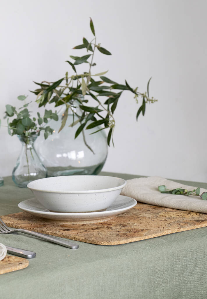 Ice Grey Cork Table Mats By LIGA