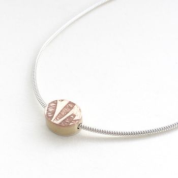 Tiniest Oval Reversible Necklace, 3 of 9