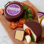 Chorizo Flavoured Cheddar Cheese Truckle 200g, thumbnail 4 of 5