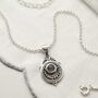 Sterling Silver Gemstone Victorian Necklace, thumbnail 5 of 12
