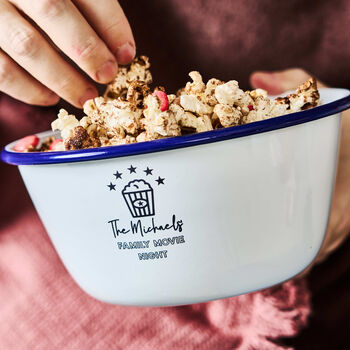 Personalised Family Movie Night Snacks Bowl, 2 of 10