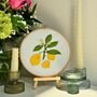 Lemon Embroidery Kit, thumbnail 2 of 12