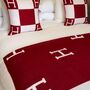 H Bundle Set Of Two Pillow Cases And Matching Throw, thumbnail 2 of 6
