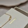 Dainty Paperclip Bracelet Gold, thumbnail 5 of 8