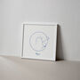 Cosy Labrador Line Art Print, thumbnail 2 of 4