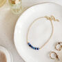 Lapis Lazuli Mini Crystal Bracelet, thumbnail 2 of 4