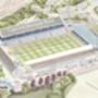 Cardiff City Ninian Park Stadium Art Print, thumbnail 2 of 3