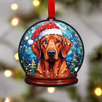 Rhodesian Ridgeback Dog Tree Decoration, 2 of 3
