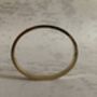 Stainless Steel Engraved Gold Zirconia Bangle, thumbnail 2 of 4