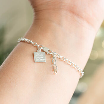 Cornish Sea Glass Bracelet Green, 8 of 8