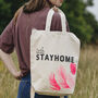 Let’s Stay Home Luxury Tote Bag, thumbnail 1 of 3